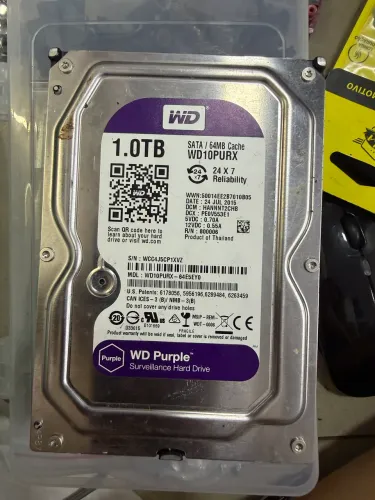 Hd Interno Wd Purple 1tb Defeito