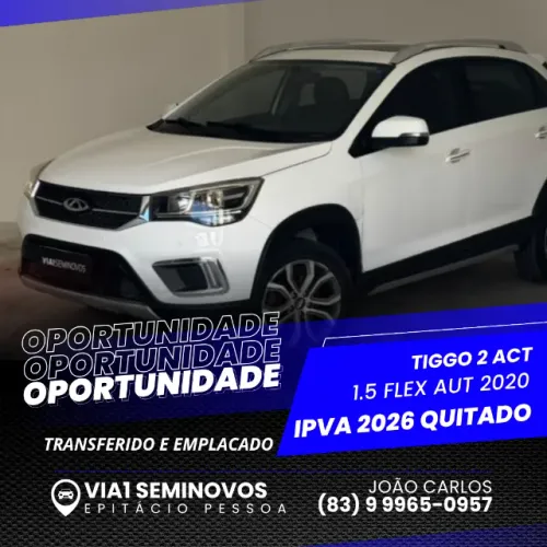 Chery Tiggo 2 ACT 1.5 16V Flex Aut.5p 2020