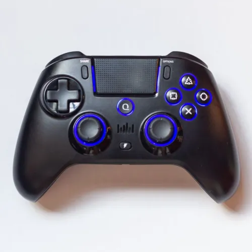 controle qrd spark n5 ps4 ps3 pc celular sem fio bluetooth completo