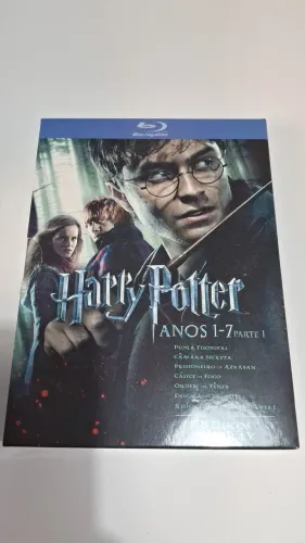Coleção bluray Harry Potter ano 1 a 7 parte 1 original