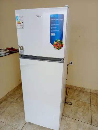 Geladeira Duplex 294L Cycle Defrost Branca Midea<br><br>07 MESES DE USO, EM EXCELENTE ESTADO