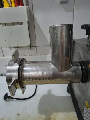 Moedor de carne CAF boca 98 aço inox