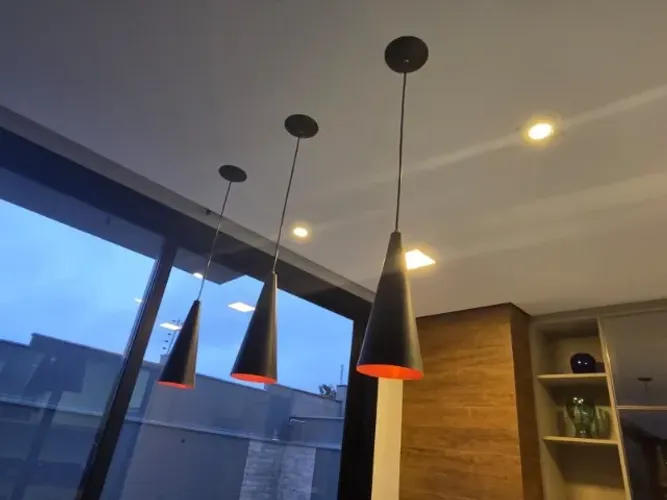 Kit de luminárias com 3