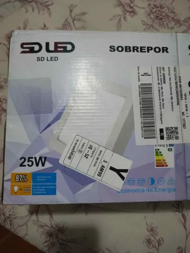 Kit 10 lampadas led de sobrepor 25w