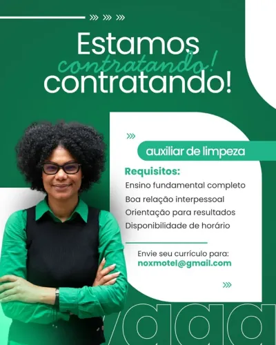 Auxiliar de limpeza