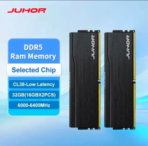 32GB (2x16) DDR5 6400mhz CL38 JUHOR * LACRADAS