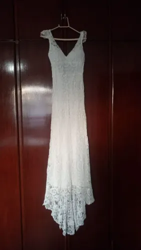 Vestido de noiva em renda