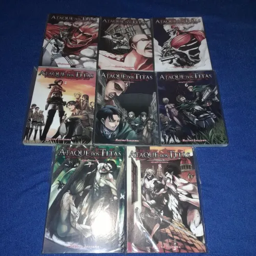 Coleção Attack on Titan (Shingeki no Kyojin) Vol. 01 ao 34