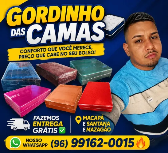 Venha aproveitar explosão de preço baixo de cama de casal 580?