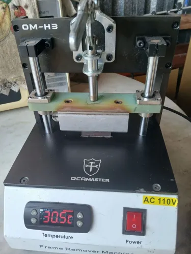 Máquina de remoção de tela