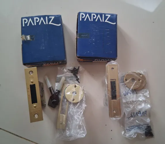 TRAVA TETRA PAPAIZ 140 KIT 2 PEÇAS COR: OXIDADO (ORIGINAL)