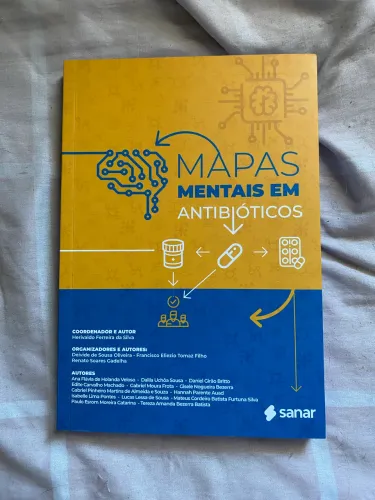 LIVRO MAPA MENTAIS EM ANTIBIÓTICOS - SANAR 