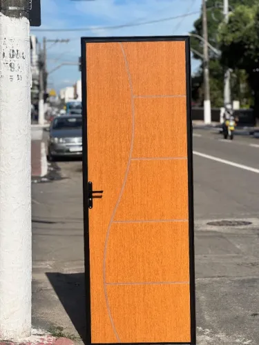 PORTA DE MADEIRA COMPLETA 60CM 70CM 80CM - OFERTA POR TEMPO LIMITADO