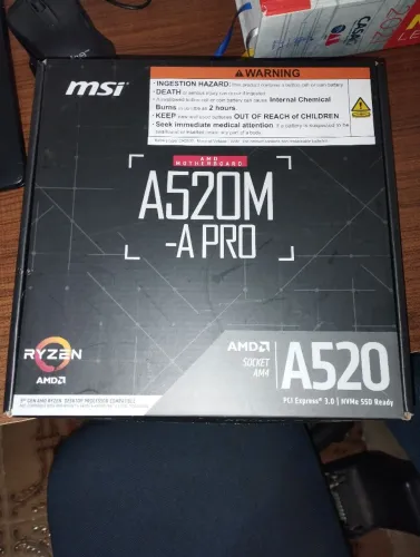 Placa mãe MSI A520M-A PRO