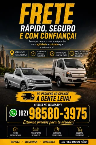 FRETE E PEQUENAS MUDANÇAS