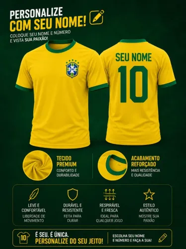 Camiseta Personalizada Copa Brasil