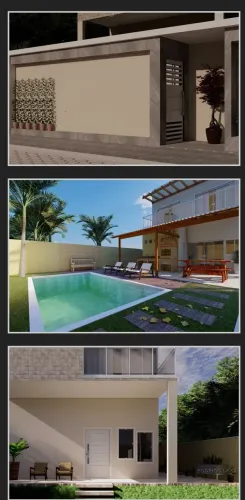 Casa em fase de acabamento para venda em São Lourenço - MG