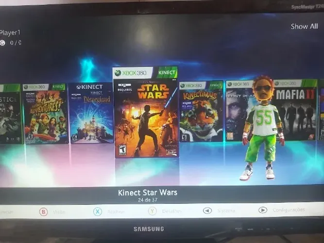 Xbox 360 super slim destravado LTU2 + RGH 3.0 + 1 controle + HD 500GB +kinect