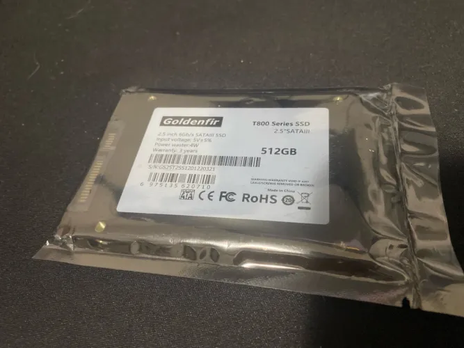 SSD SATAIII 512GB GOLDENFIR