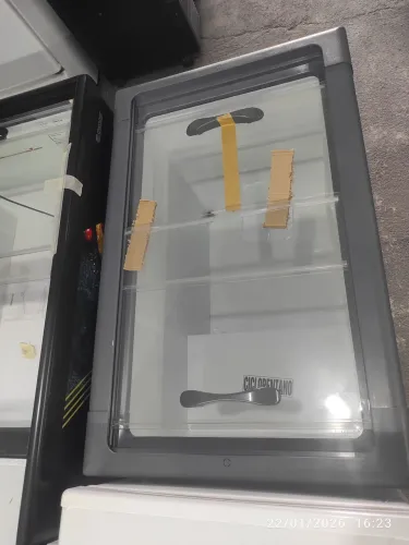 Bh Freezer horizontal tampa de vidro para sorvete