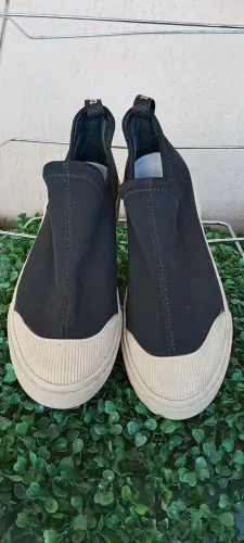 Tênis Slip On Schutz Knit Preto - Tam 37