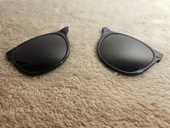 Par de Lentes Originais Ray-Ban Celebrities Manhattan B&L (Verde Escuro)