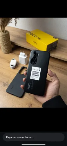 Novo 4G: capa brinde- Poco M7 . 8 ram + 256Gigas + parcelas em até 12x !! 