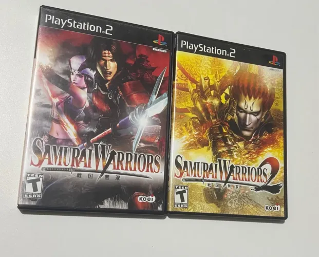 Samurai warriors 1 e 2 ps2