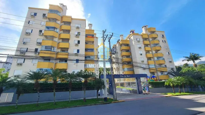 Apartamento residencial com 3 dormitórios (1 suíte) no Saco Grande | Varanda gourmet e laz