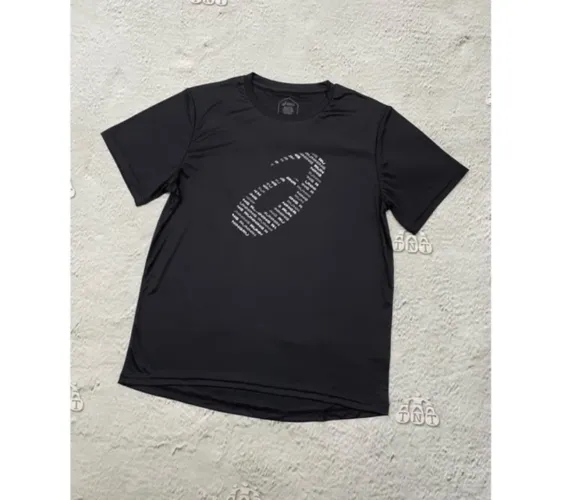camiseta preta de manga curta da ASICS Spiral Graphic