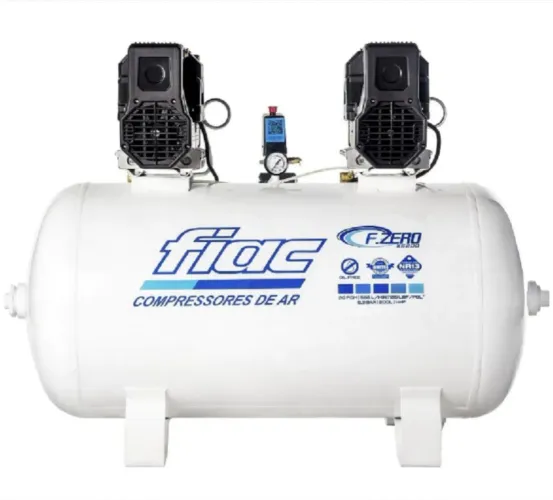 Compressor Fiac 200 Litros Isento de Óleo 