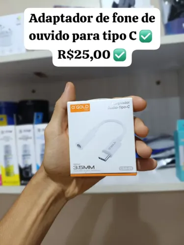 Adaptador De Fone De Ouvido Para Tipo C
