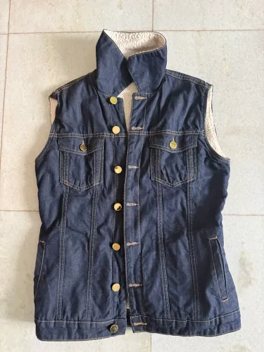 Colete Jeans forrado M