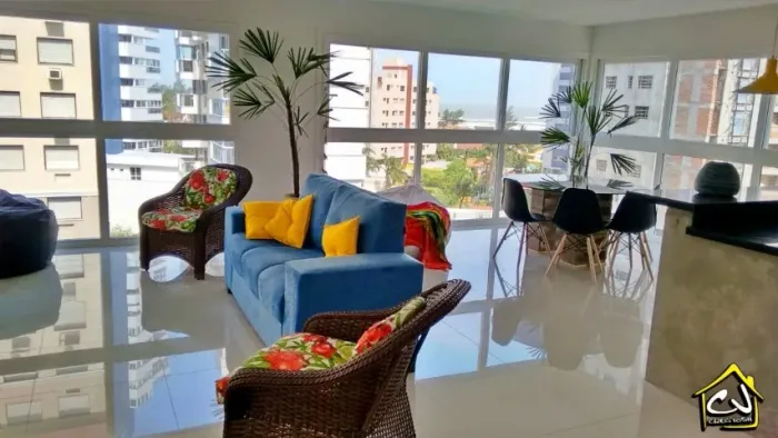 Réveillon 2027 - Apartamento c/ 3 Quartos - 4 Quadras Mar - Praia Grande