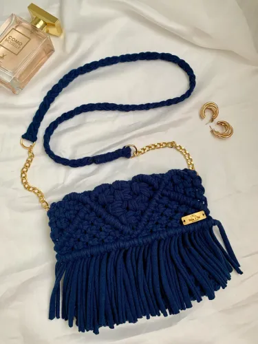 Bolsa de macramê