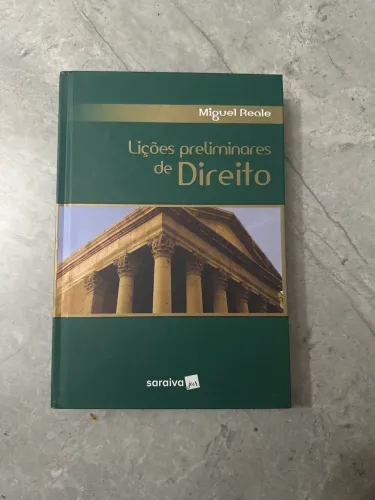 Lições Preliminares de Direito Miguel Reale