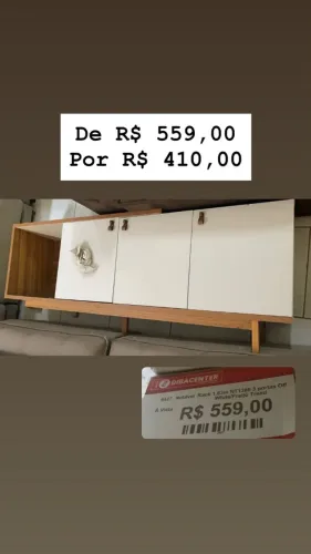 RACK 1,63 METROS 3 PORTAS