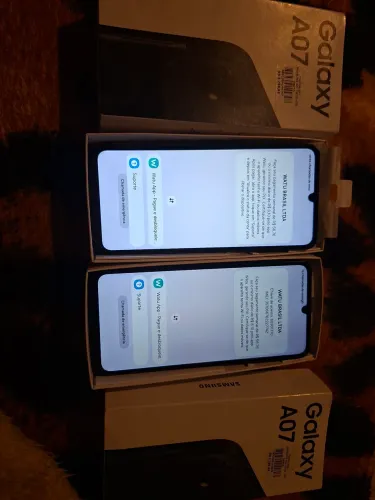 LOTE COM 2 SAMSUNG GALAXY A07 4G 128GB - PARA RETIRADA DE PEÇAS