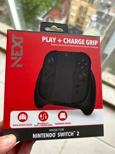 Grip de carregamento para Joy-Con do Nintendo Switch 2