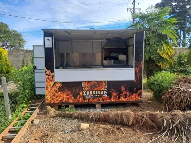 ?Oportunidade!!?Módulo Food Truck de Espetinho Completo e Equipado (Pronto para Uso)