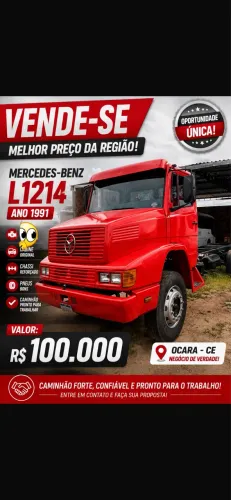 Vende-se caminhão no toco 