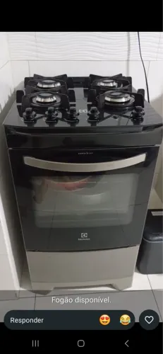Fogão electrolux com mesa se vidro