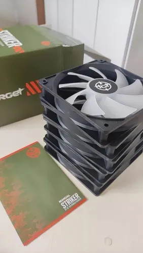 Kit 5 Fans RGB pra PC