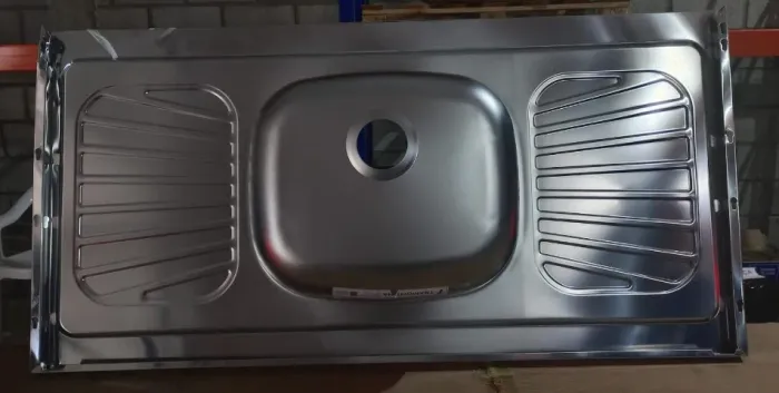 Pia aço inox Standart 105x85cm Tramontina