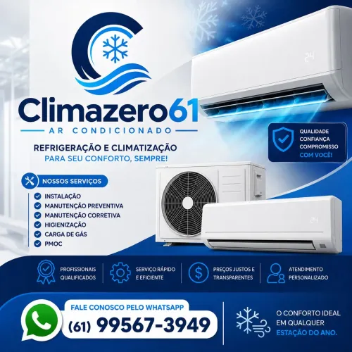 Instalação ,limpeza e manutenção de ar condicionado