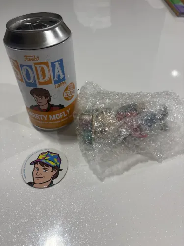 Marty Mcfly funko soda versão ?CHASE!? Extremamente raro numeração 01/2000