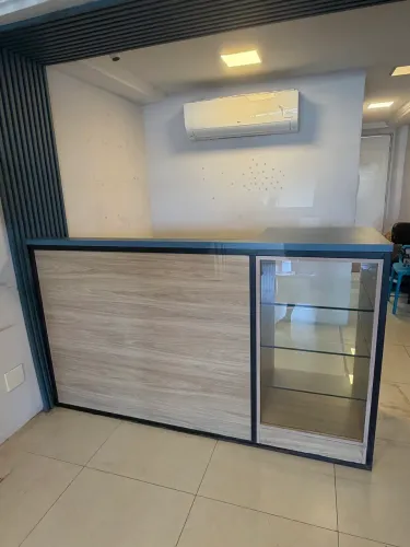 Vendo Balcão de Loja (mdf azul secreto e itapuã)