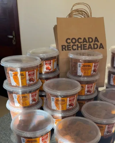 Cocada Recheada 750g - 15unid.