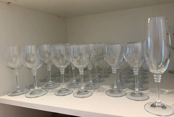 Jogo cristal Bohemia 50 peças