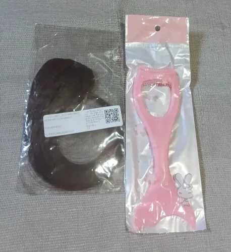 Protetor de silicone p aplicação de máscara de cílios e peça de peruca escuro castanho